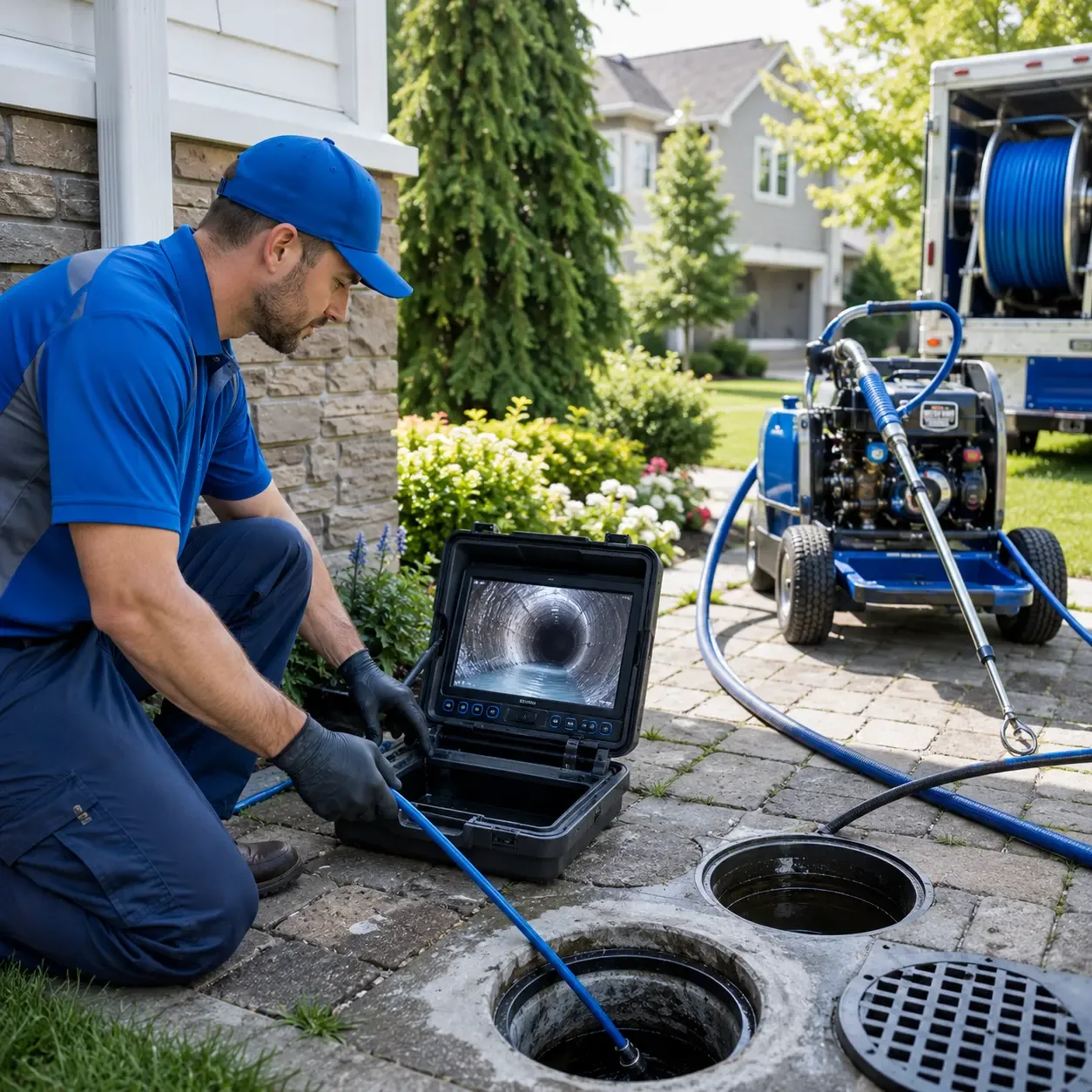 Outdoor drain cleaning professionals serving Halltown, MO